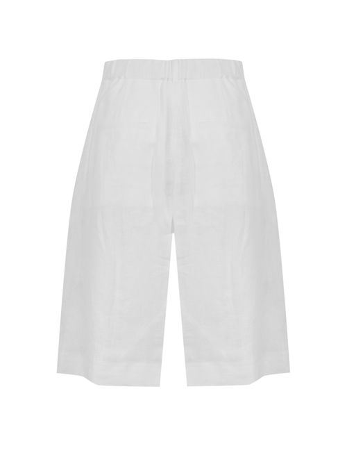 Bermuda lungo MSTCARAVAN in tela di lino MAX MARA STUDIO | 2616141012600002